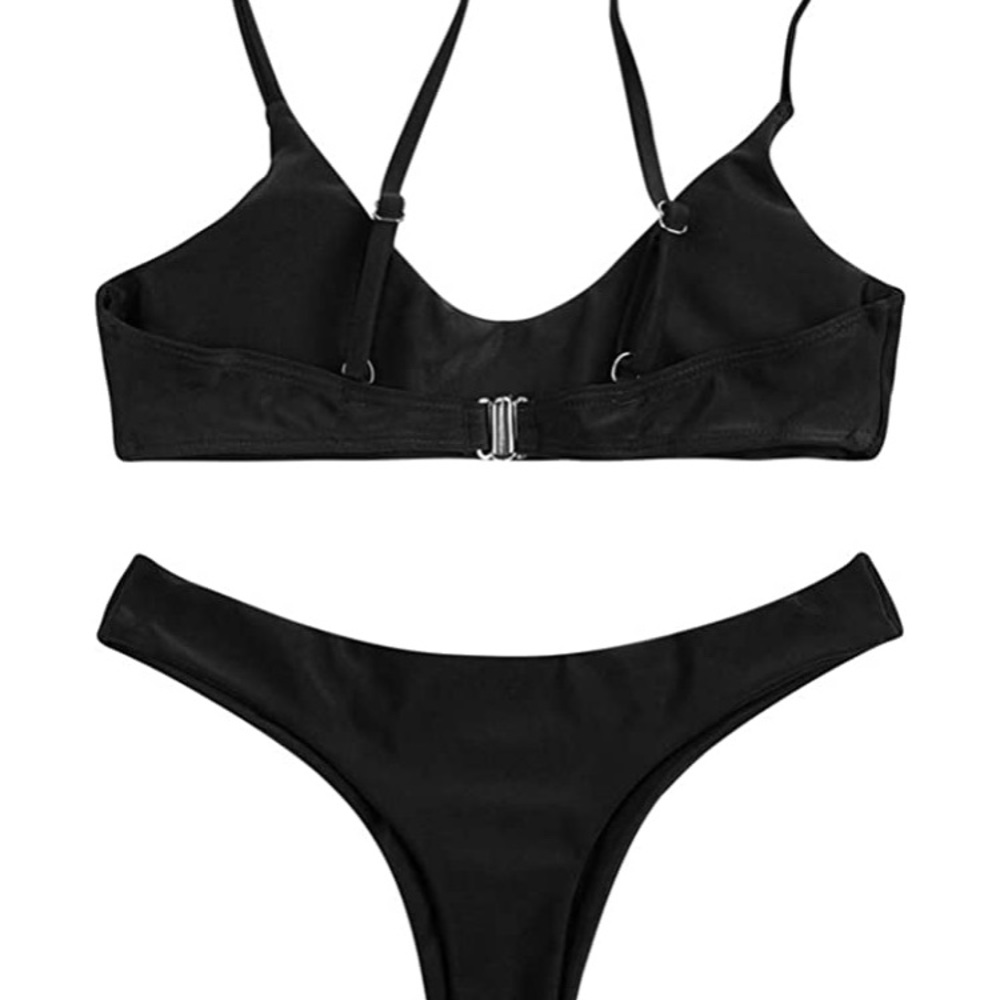 Sherry DC | Black Brazilian Thong Bikini - Picture 4 of 7